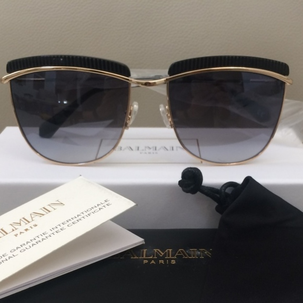 Balmain 56mm Clubmaster Sunglasses